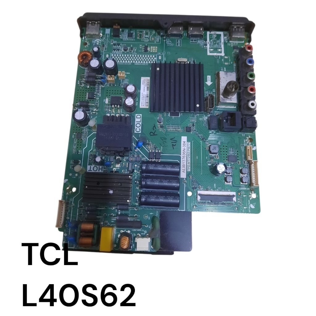 MB TV LED TCL L40S62 MAINBOARD MESIN TV LED TCL