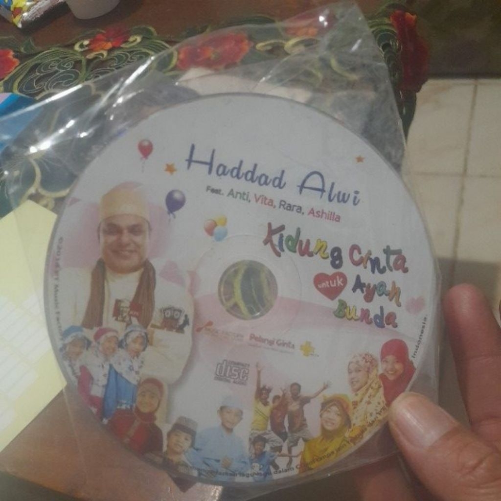 cd musik no cover haddad alwi kidung cinta untuk ayah bunda