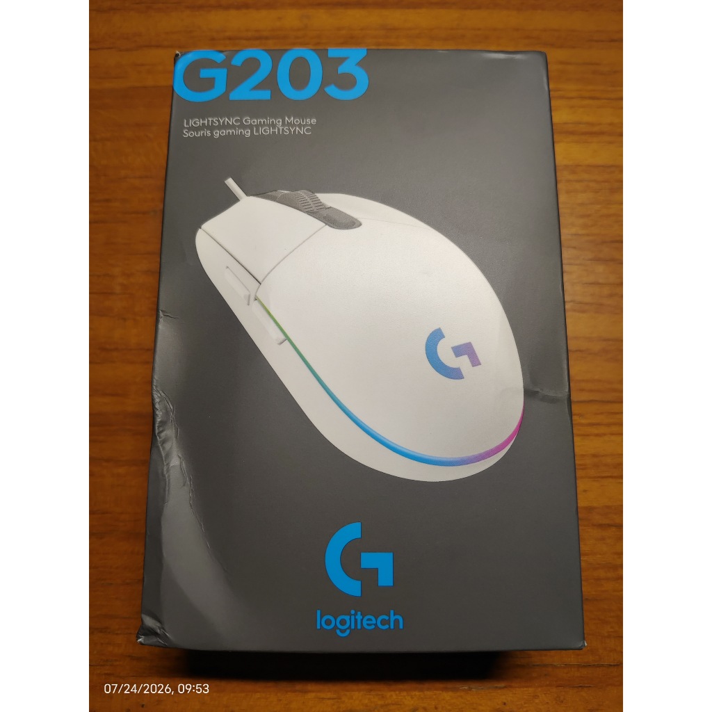 Mouse Logitech G203 Lightsync G102 Gaming Ambidextrous