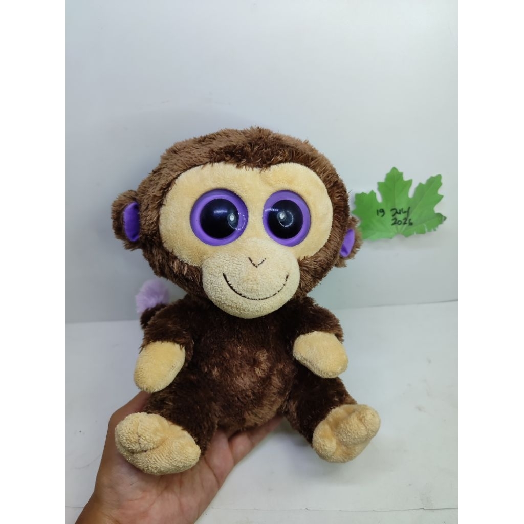boneka monyet ty brand mata belo mabel