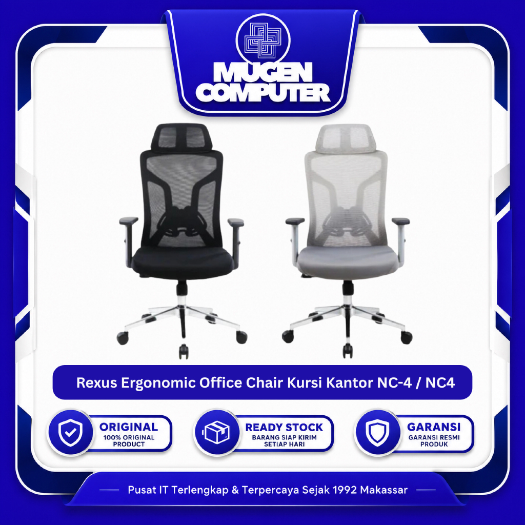 Rexus Ergonomic Office Chair Kursi Kantor NC-4 / NC4