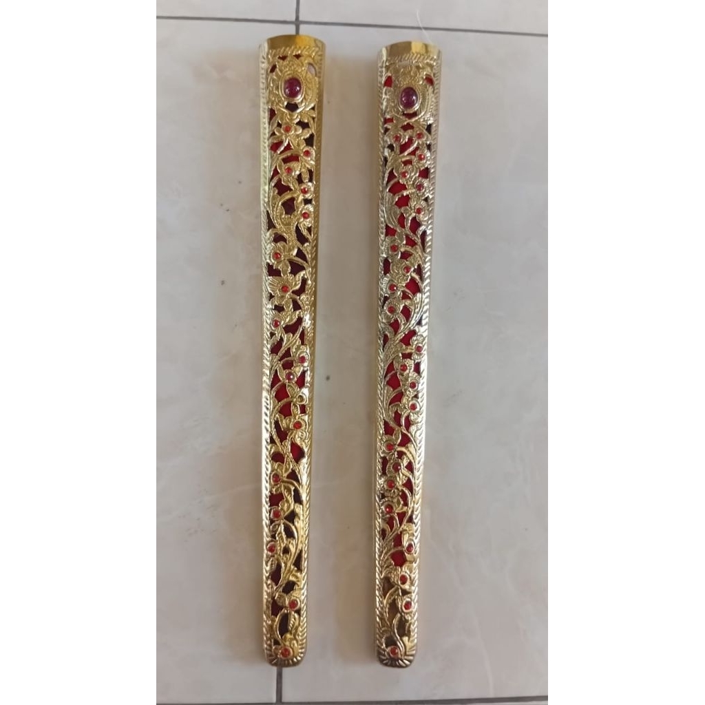 Pendok Krawang Perma Merah , Motif Solo Panjang 36 cm