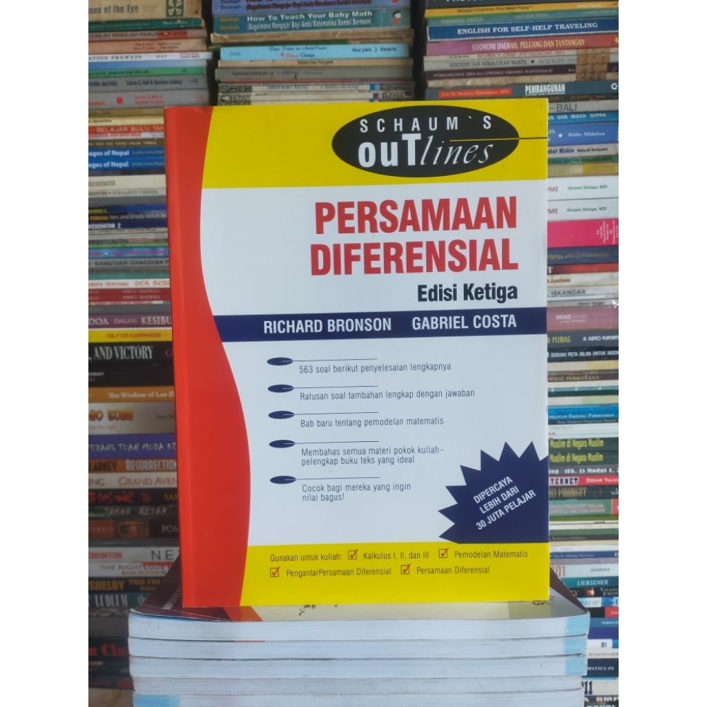 Buku Original : Schaum's Outlines PERSAMAAN DIFERENSIAL - Edisi Ketiga