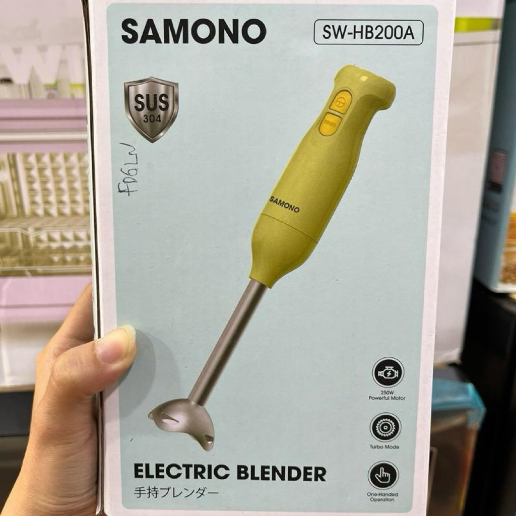 BLENDER HAND SAMONO HB200A - BLENDER TANGAN SAMONO - BLENDER TANGAN ELEKTRIK - BLENDER TANGAN MURAH 
