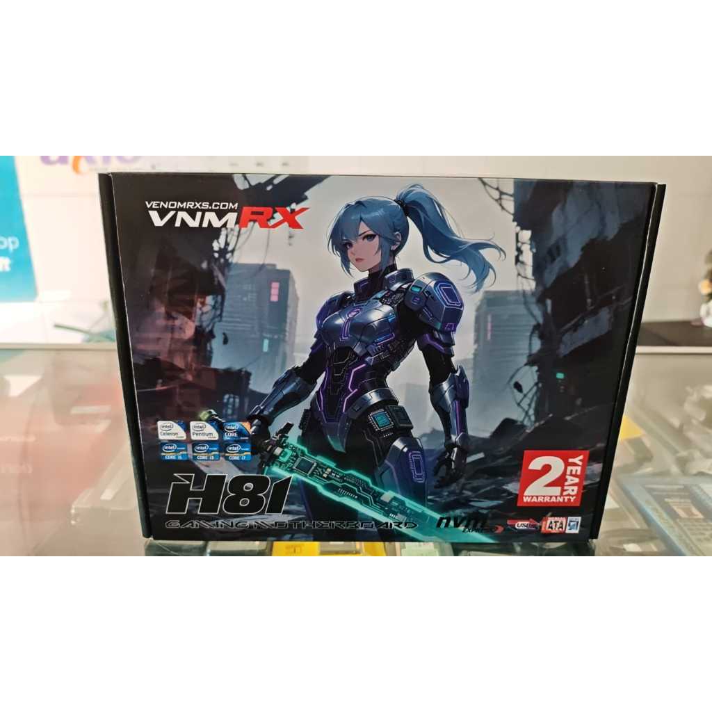 Venom RX H81 M2 NVMe VGA HDMI - Motherboard LGA 1150 VenomRX H81