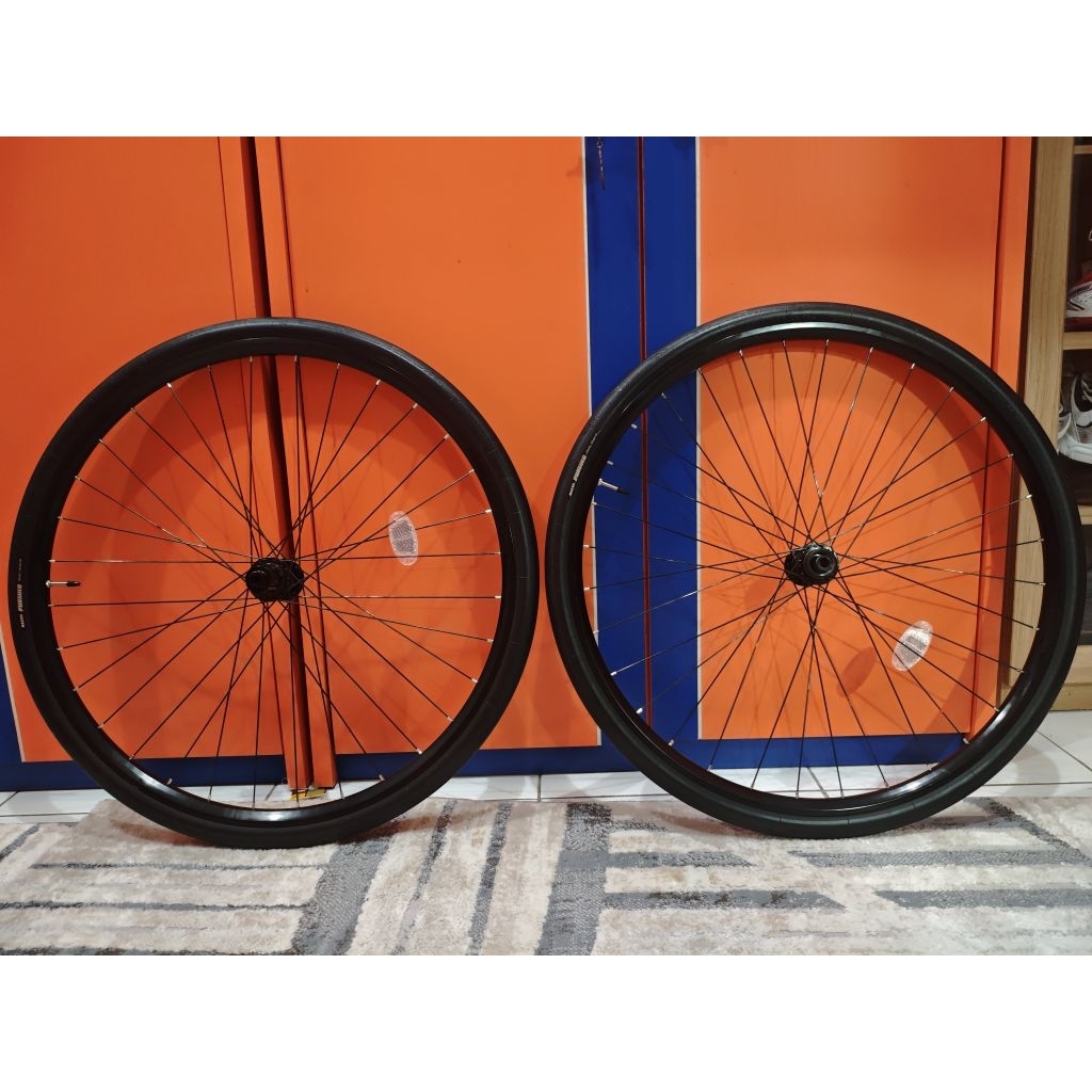 WHEELSET 700c Bekas (copotan) Polygon Tambora A4