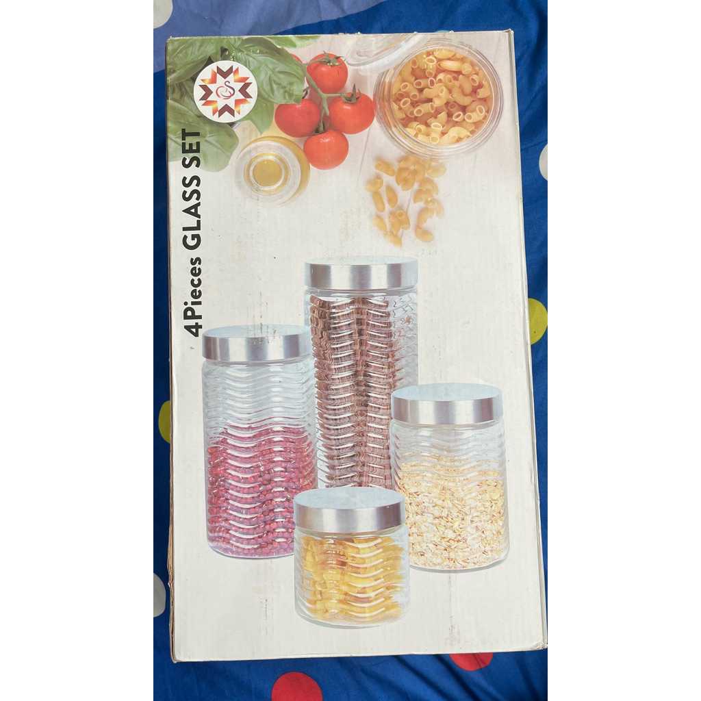Toples Kaca 4 pieces Glass Set