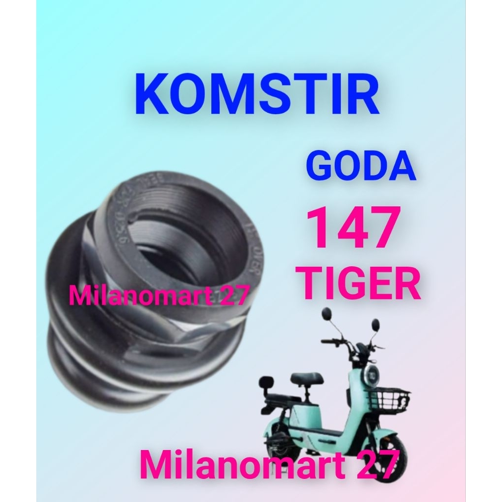 komstir goda 147 Tiger kones headset sepeda listrik goda 147 TIGER