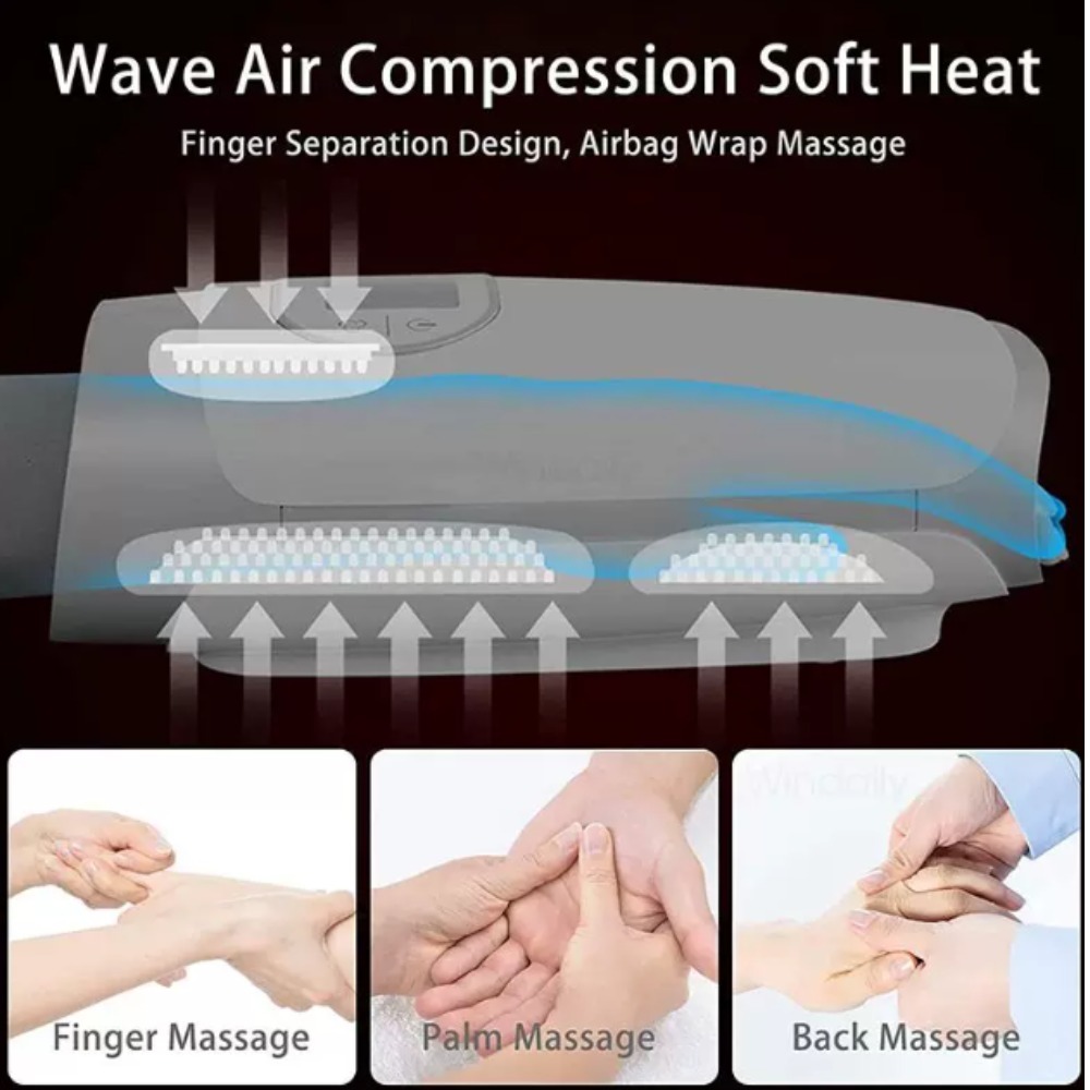 Therapy Hand Pain Vibrating Air Pressure Massager Hand Massager