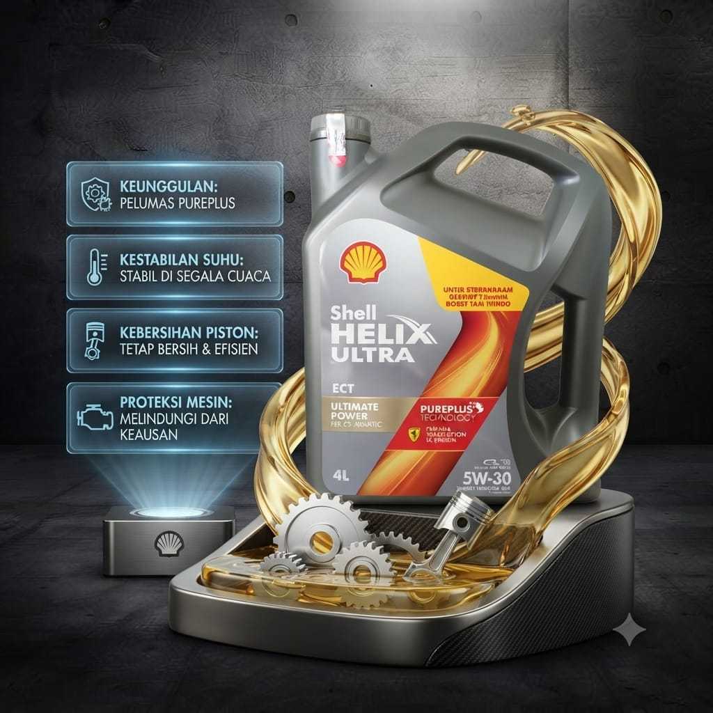 SHELL Ultra 5W 30 uk Galon 4 liter 5W-30