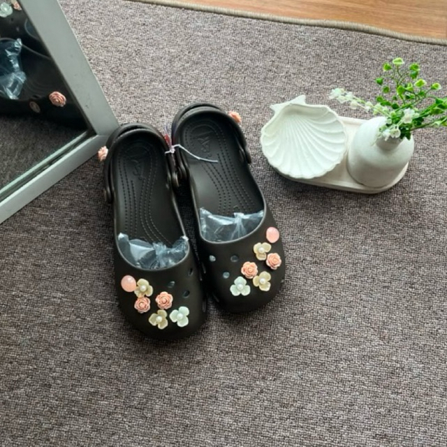 BESTPROMO Sandal crocs wanita sandal jelly crocs wanita inculde acc