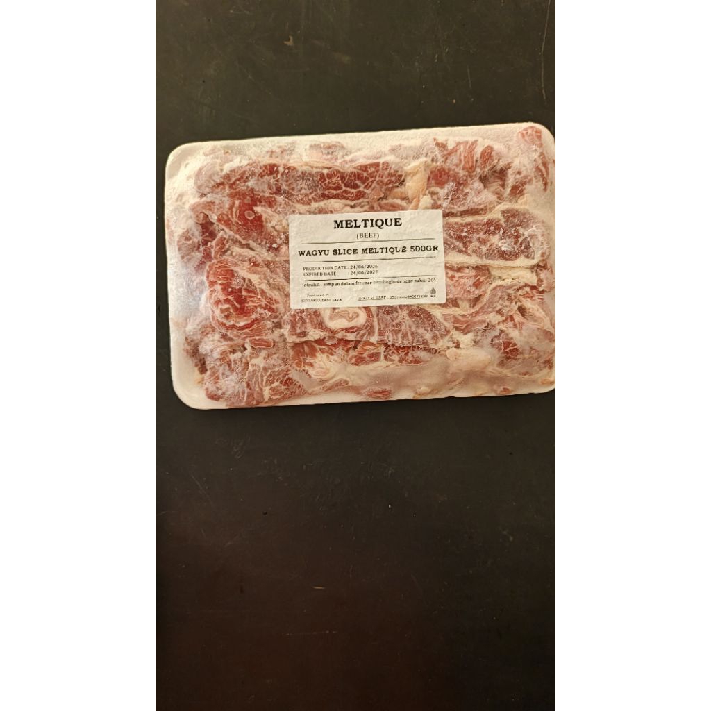 Wagyu meltique slice beef