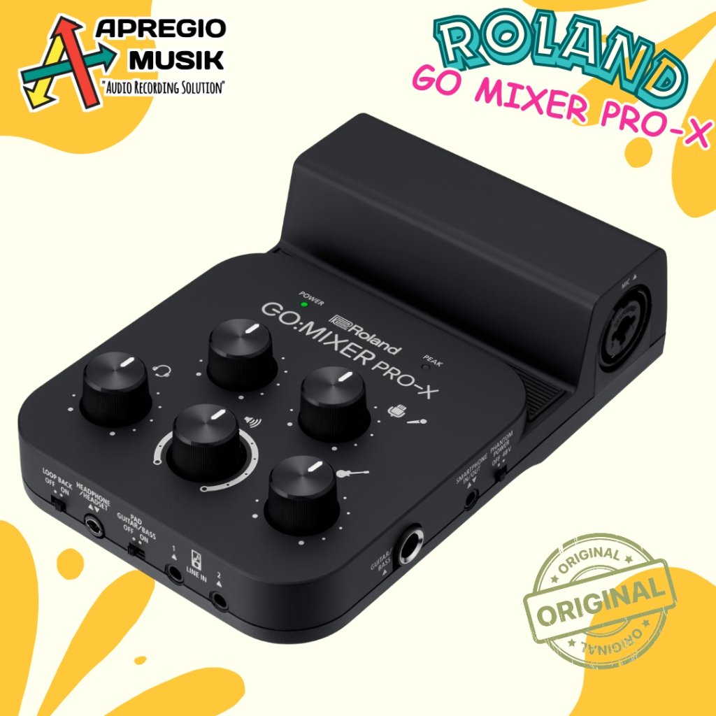 Roland GO:MIXER PRO X Soundcard Roland go mixer PROX PRO X Audio Mixer