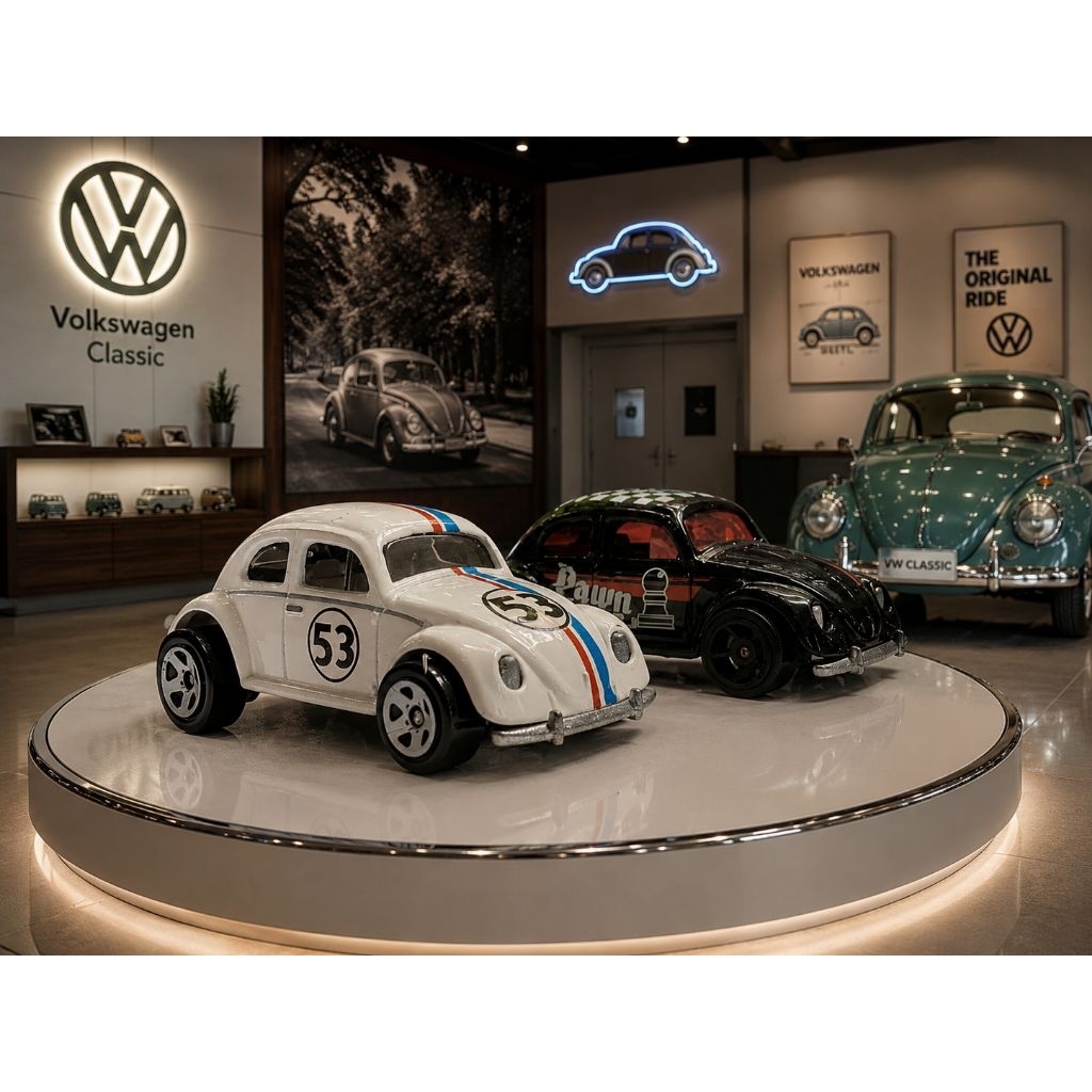 Hotwheels VW Beetle Herbie Love Bugs