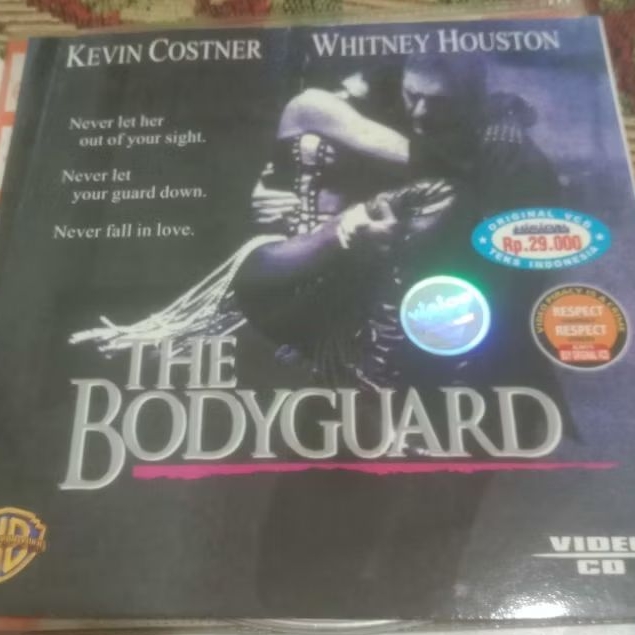 VCD ORIGINAL THE BODYGUARD FEAT KEVIN COSTNER TEKS INDONESIA