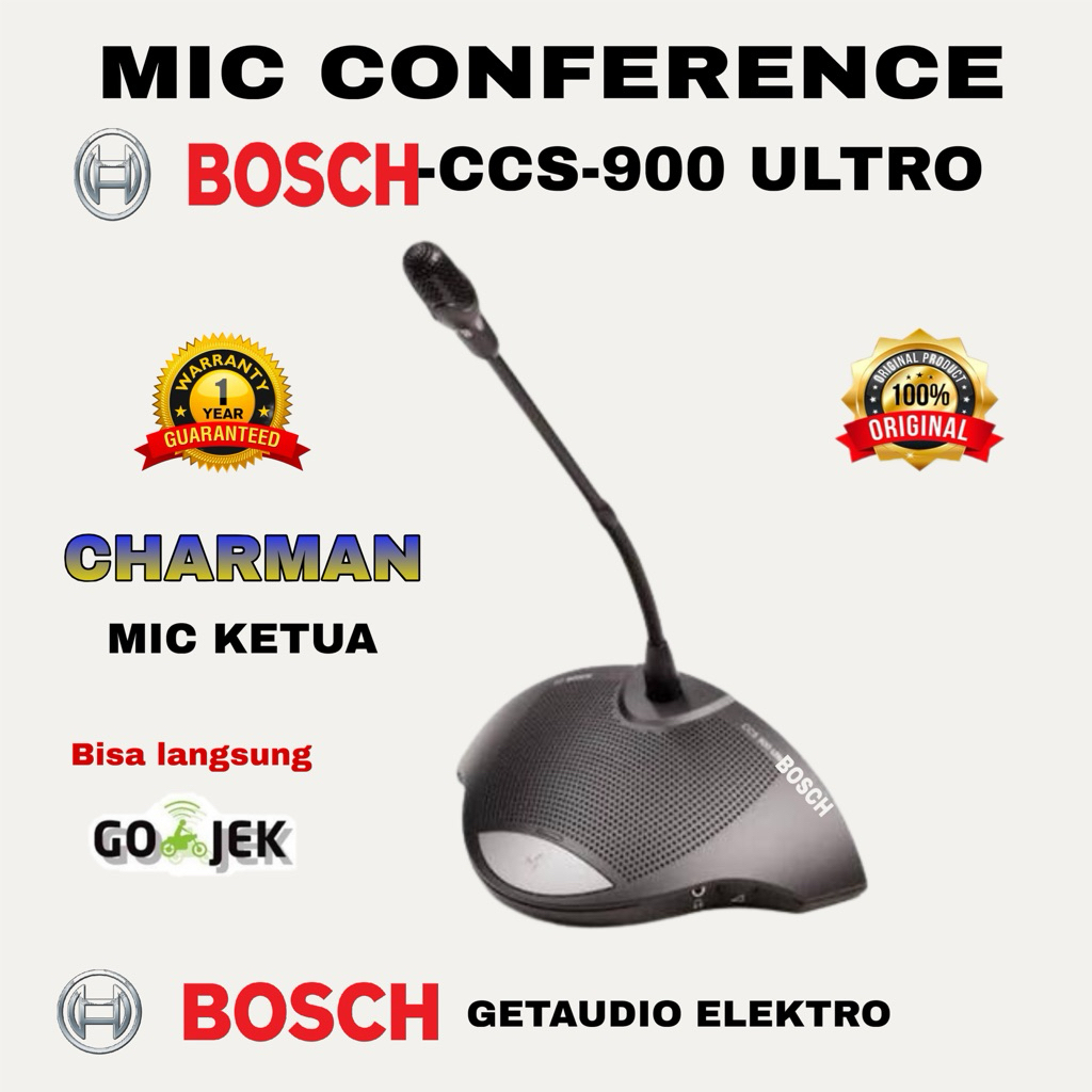 MIC CONFERENCE BOSCH CCS-900 ULTRO CHARMAN / DELEGATE ORIGINAL