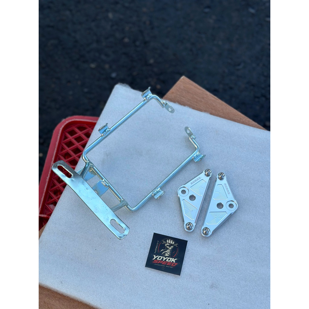 Kupingan lampu cb gl100 cnc pnp skok ninja breket kupingan lampu cnc cb gl100 pnp T ninja Pangkon La