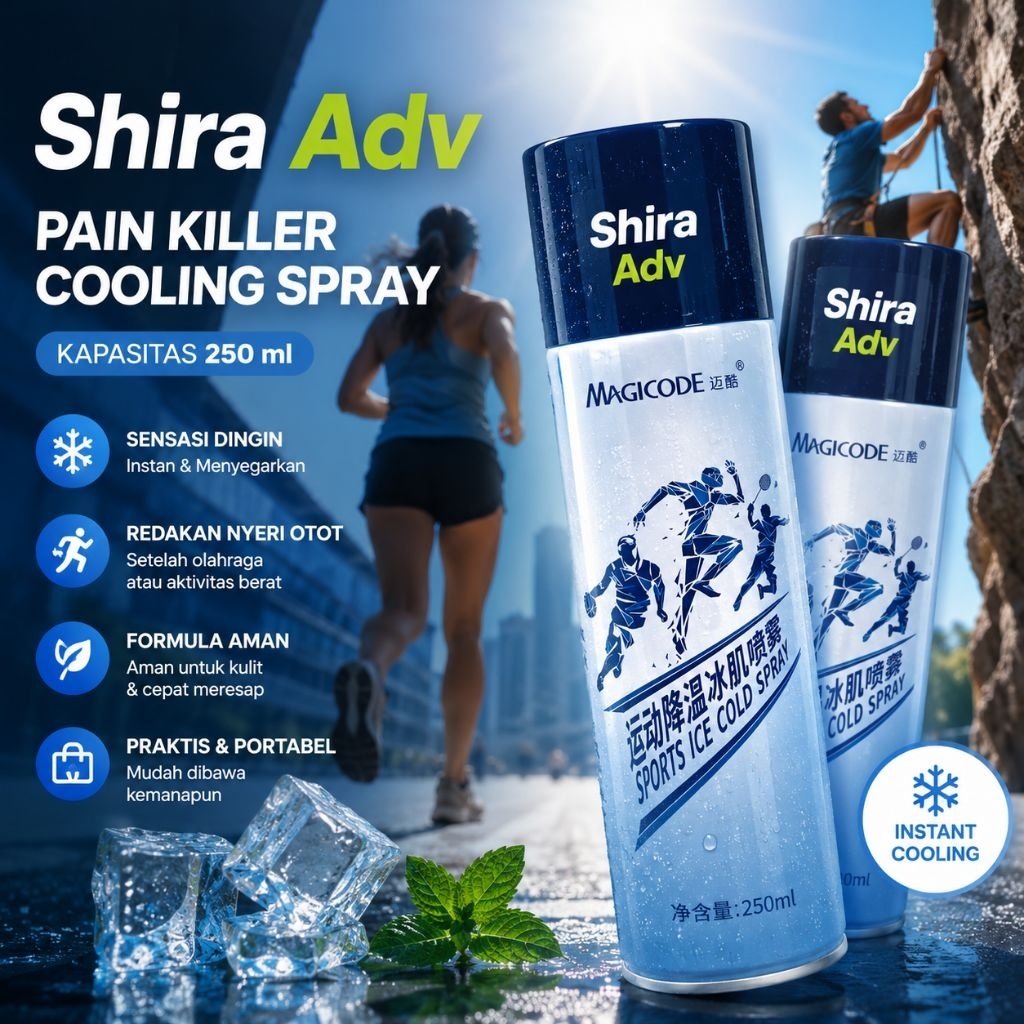 killer pain Semprotan Pereda Nyeri Otot Olahraga Outdoor Lari Sepakbola
