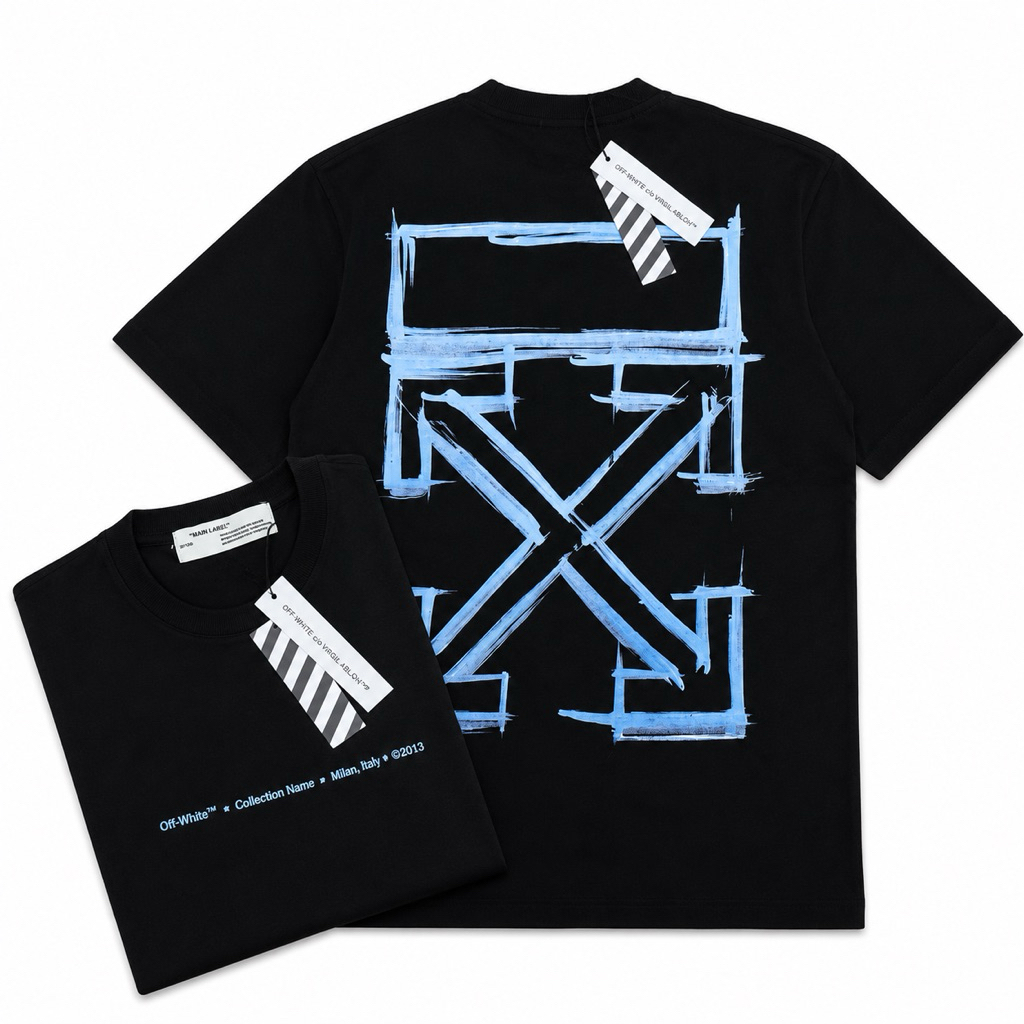 KAOS OVERSIZE OFF WHT COLACTION X MILAN ITLAY 2013 TEES BESTSELELR