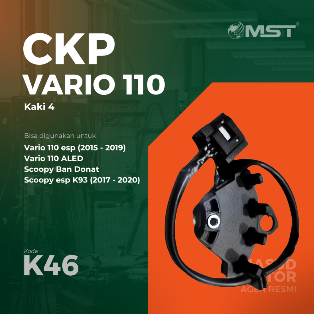 SENSOR CKP VARIO 110 LED 2015-2019 k46. CKP SCOOPY BAN DONAT K93 2017-2020. (KAKI 4.) MST