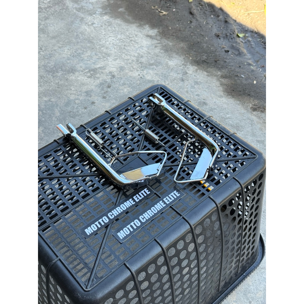 JAGANG SAMPING AEROX NEW CHROME / STANDAR SAMPING AEROX NEW SET PIR PER CHROME CROME