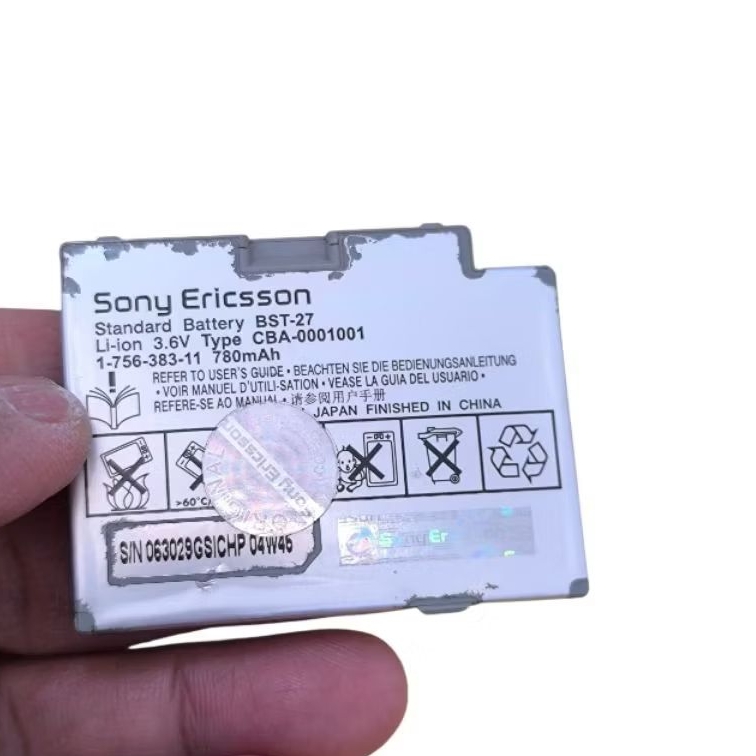 Baterai Sony Ericsson BST-27 Original copotan for S700 Z600 Z608 - Second.