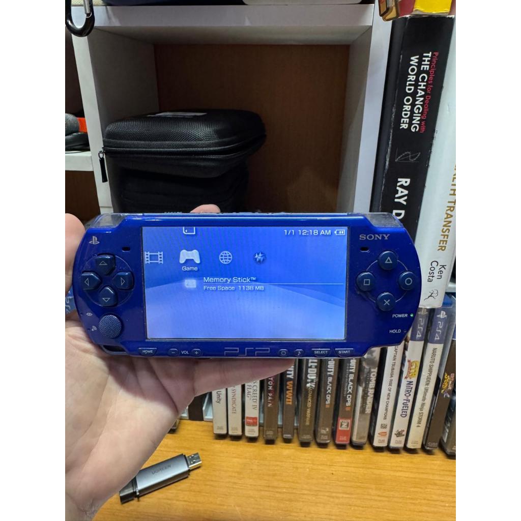 PSP Slim Electric Blue Second Full Games 32GB - Playstation Portable Seri 2000 [17]
