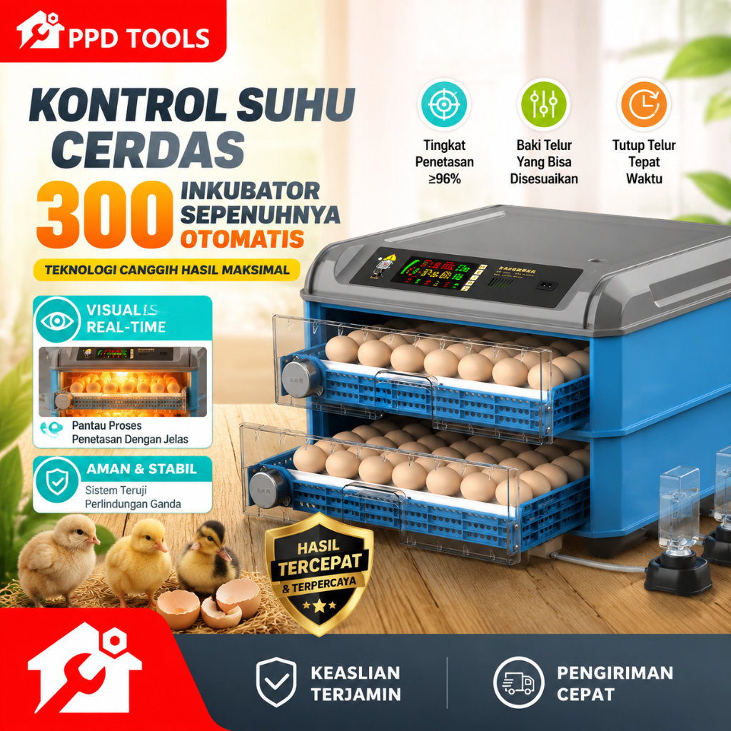 PPD 300 inkubator, rumah tangga kecil inkubator telur cerdas otomatis sepenuhnya, inkubator ayam, in
