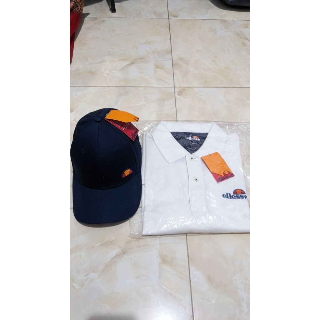 Bundling Cap dan Polo Ellesse