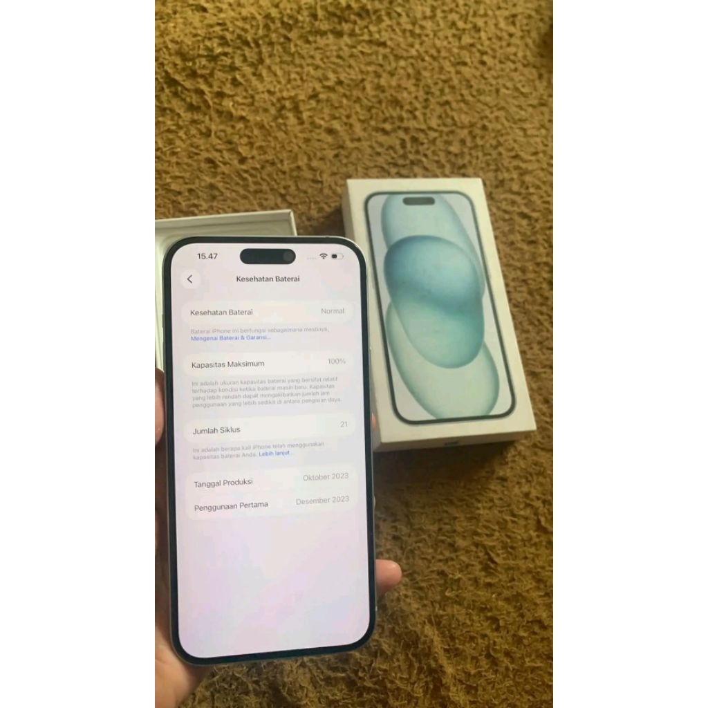 iPhone 15 plus inter second