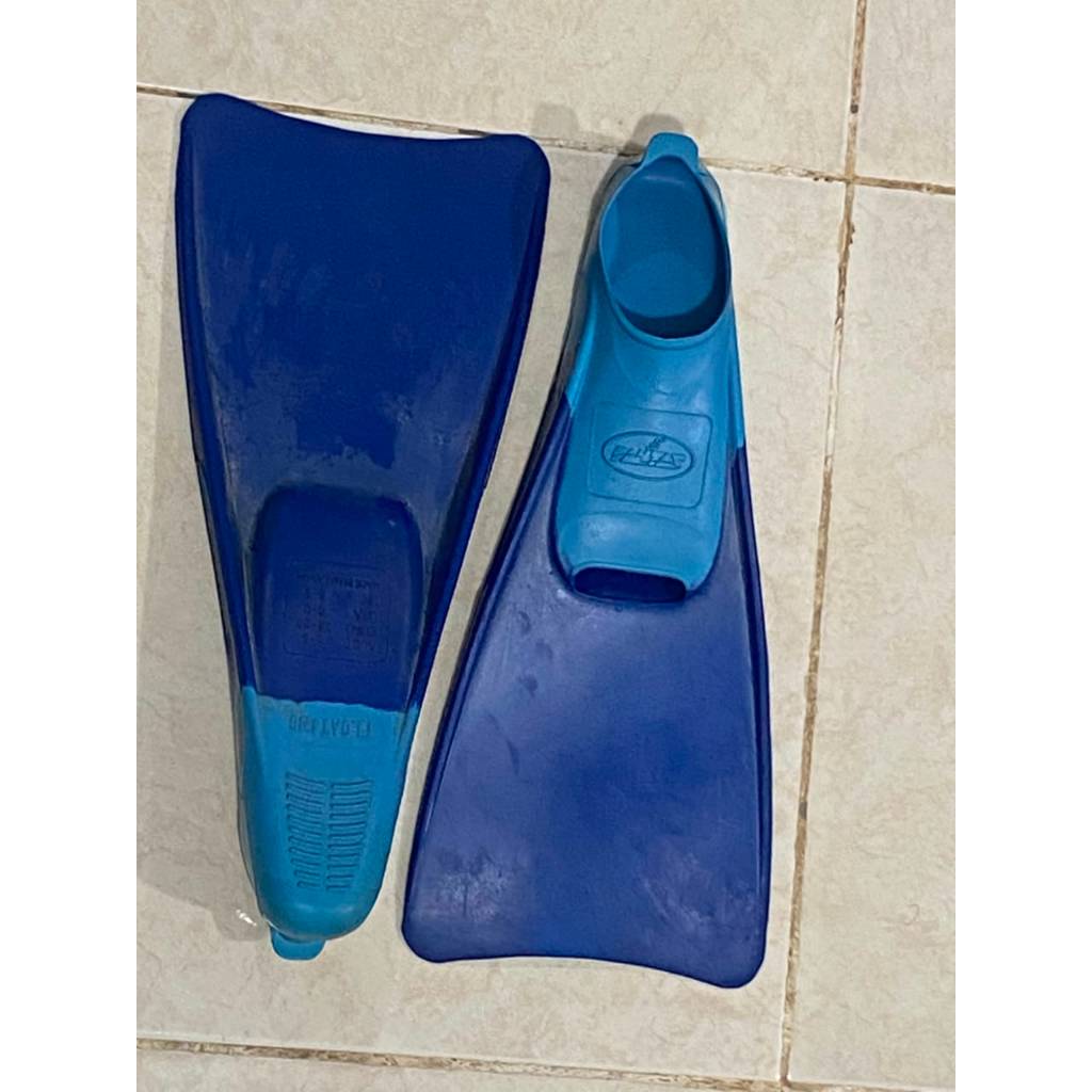 PANTAS Fins Panjang Sepatu Renang Kaki Katak Diving Second Bekas Like New Ukuran 26-29
