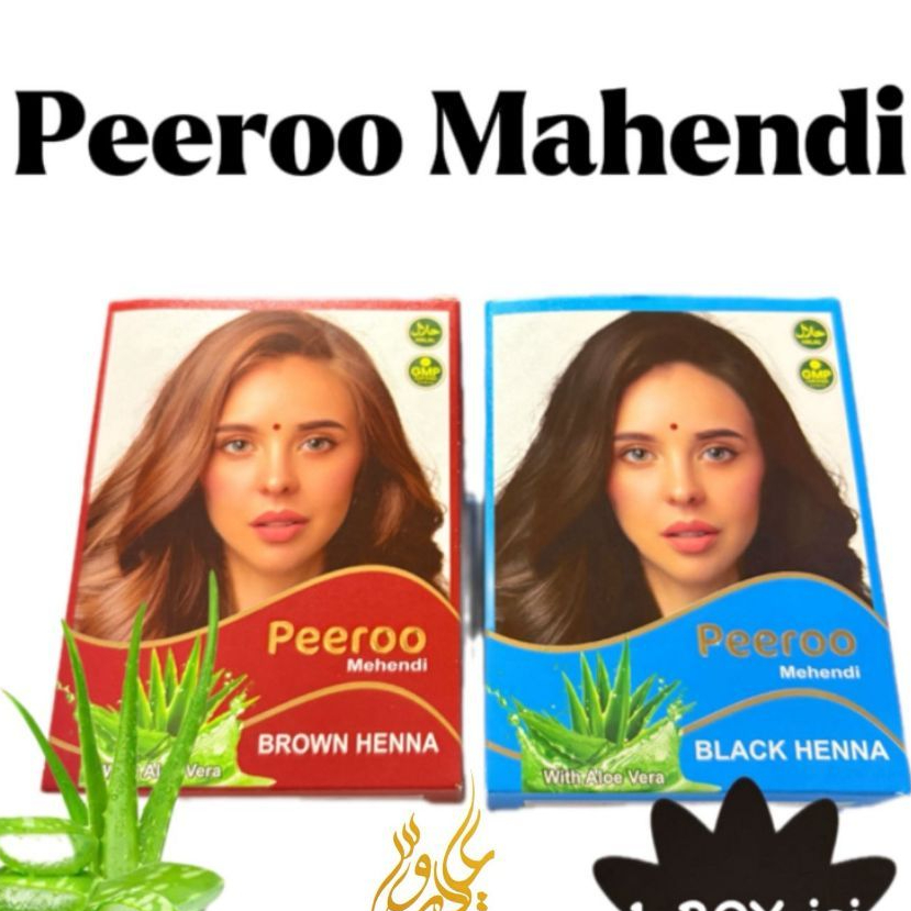 Cat Rambut Peeroo Mehendi Varian Black Henna