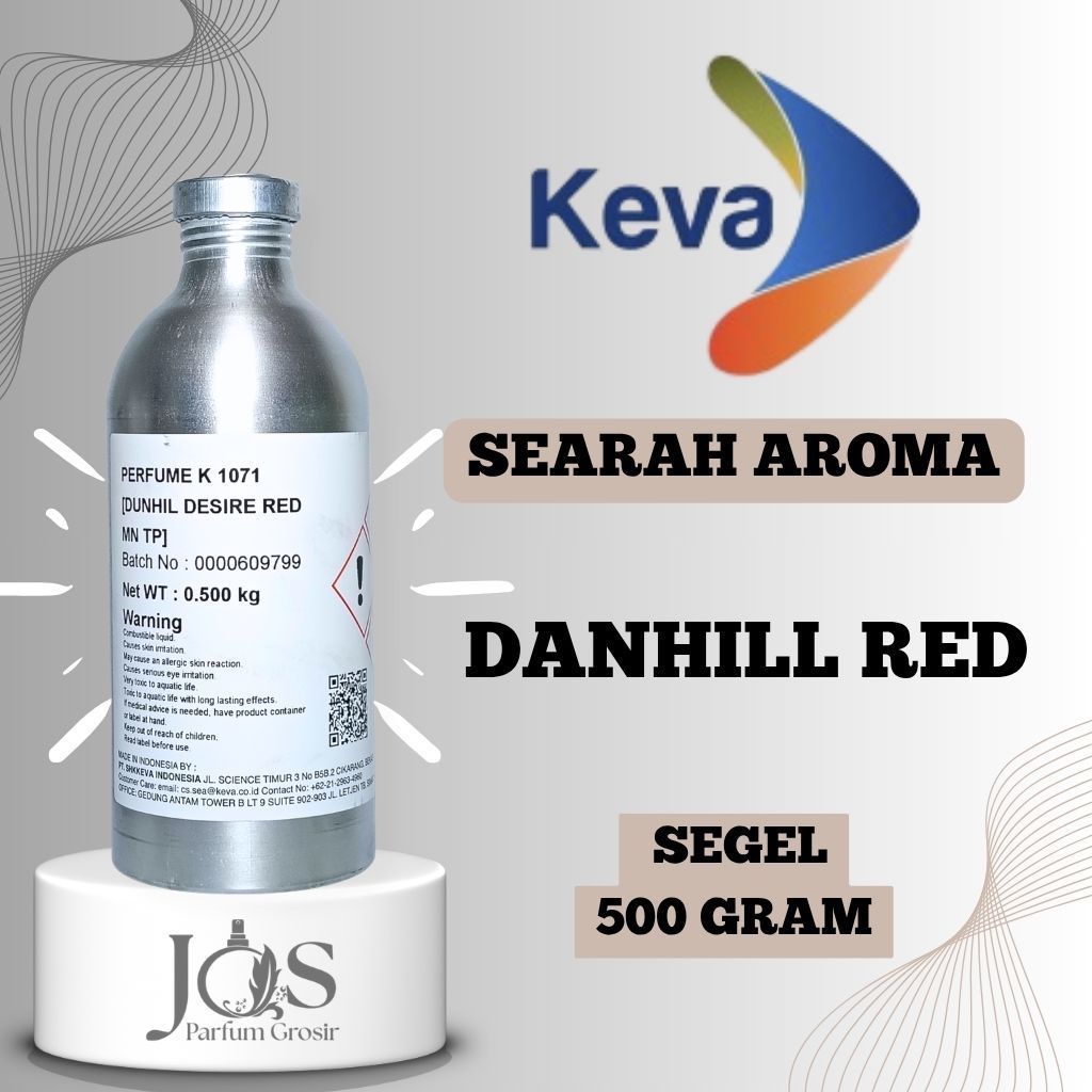 ( 500GR SEGEL ) DUNHIL DES1RE RED 1071 By Keva Searah Aroma DUNHIL RED 500 GRAM KEVA 100% Bibit Parf