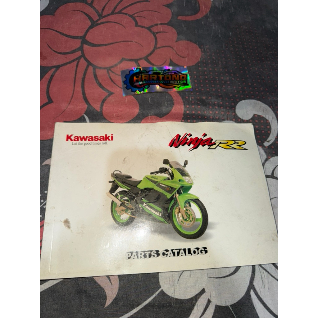 buku part catalogue katalog ninja rr old se original