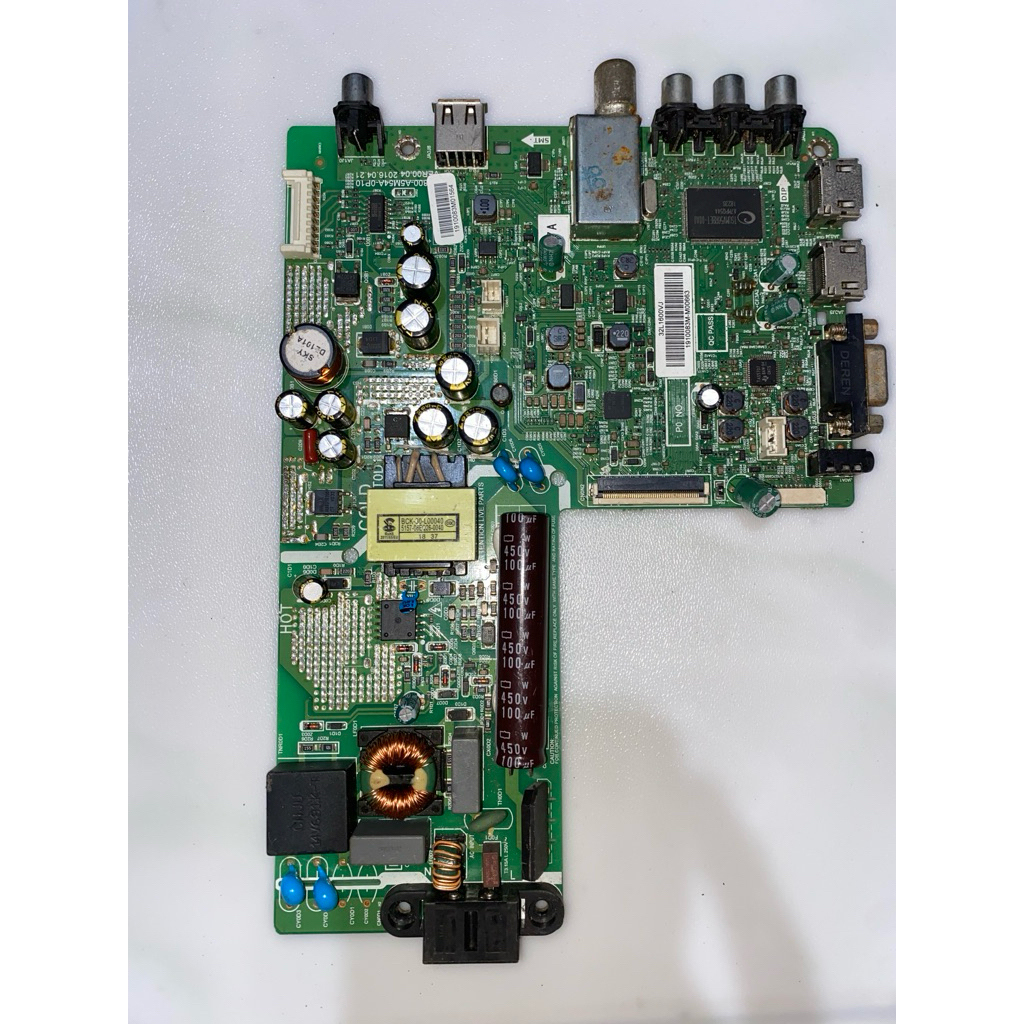 TOSHIBA Mainboard Mesin TV 32L1600VJ Second Copotan Original Tested Suara Chanel Ada (soket kecil)