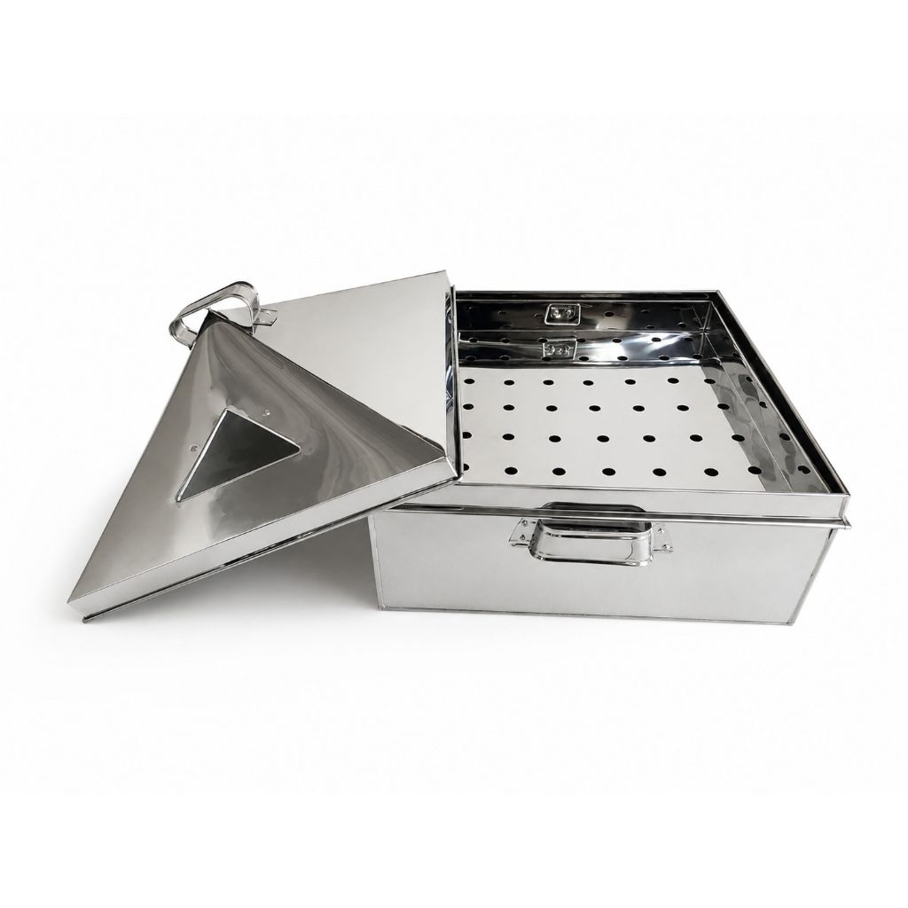 Kukusan Kotak Bahan Stainless Steel Uk 45cm