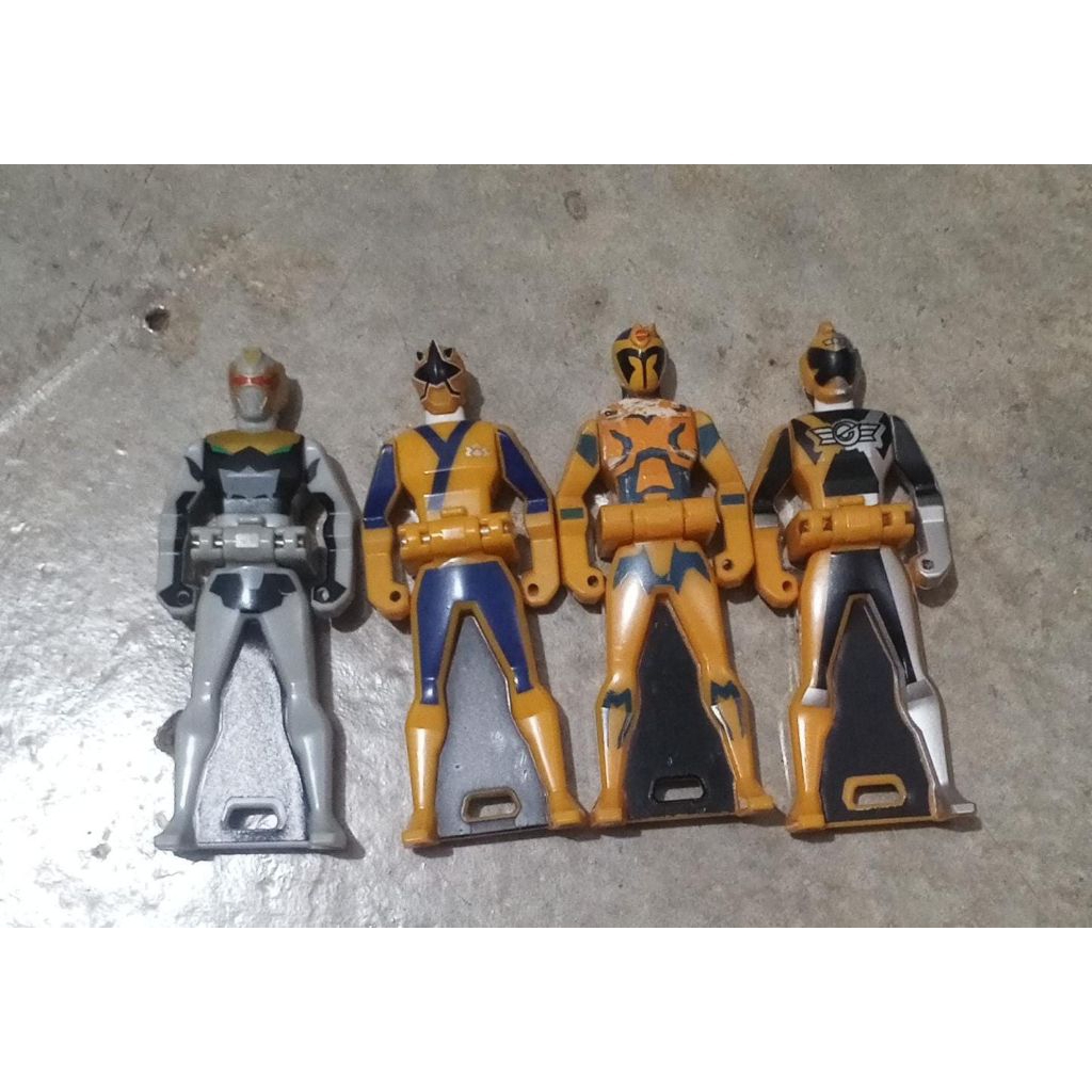 ranger key Gold/Silver Super Sentai Power ranger key Loose key (baca deskripsi)