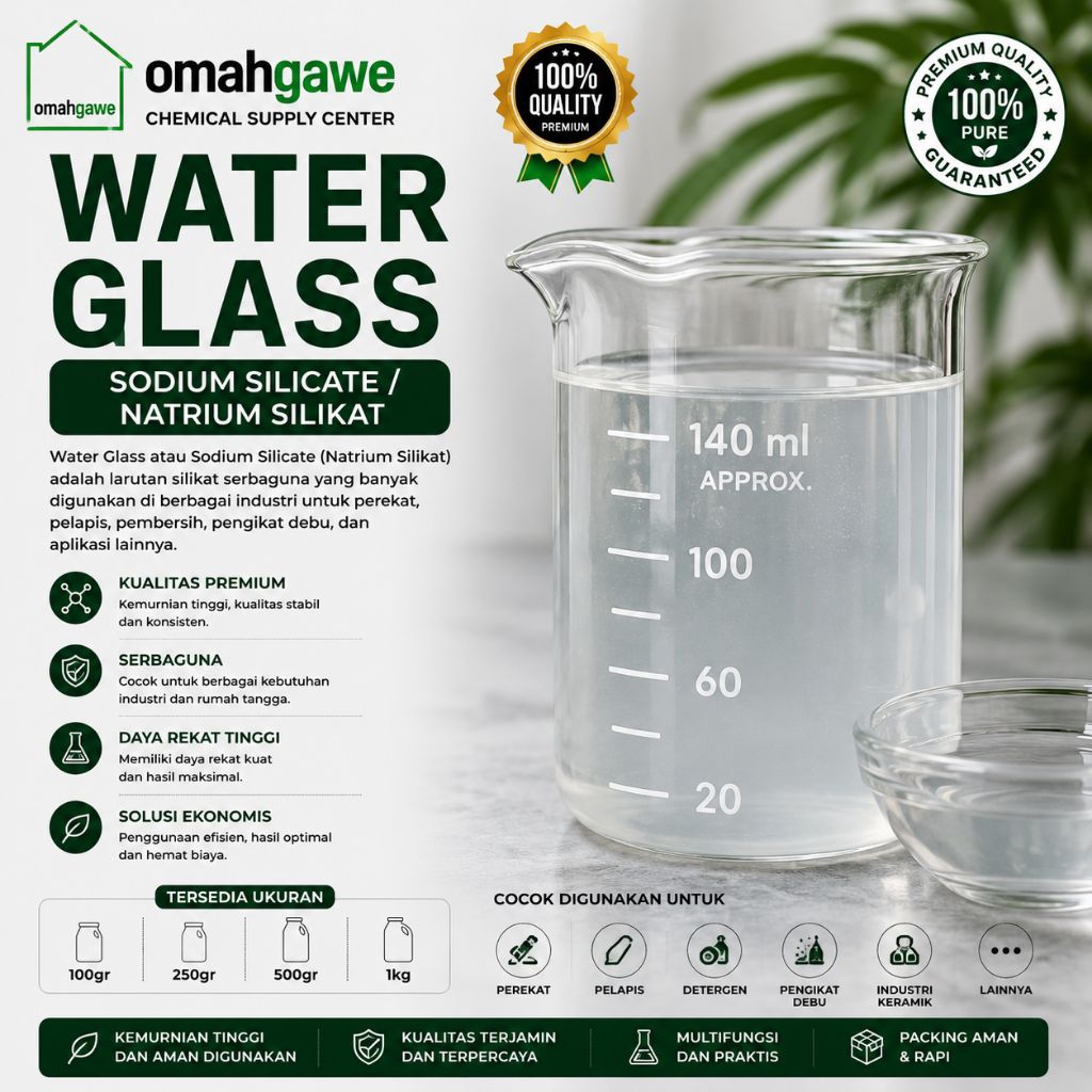 Water glass - sodium silicate 500gr