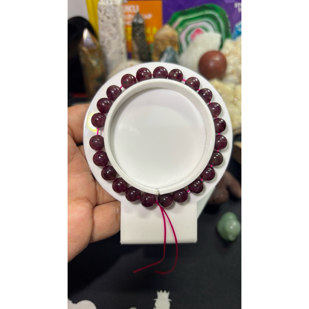 Gelang rubellite tourmaline 8,2 mm