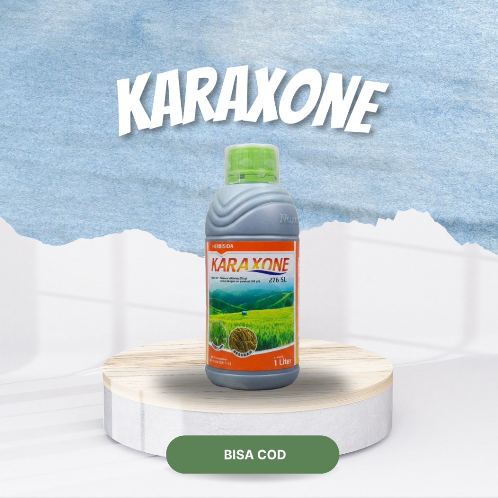 Karaxone 276 SL 1 L - Herbisida Kontak Purna Tumbuh | Gulma Berdaun Lebar - Berdaun sempit, dan Teki