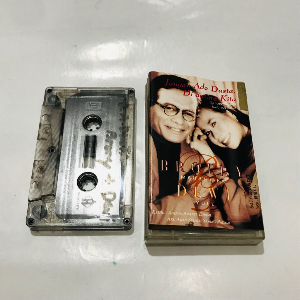 Kaset Pita BROERY & DEWI YUL - Jangan Ada Dusta Diantara Kita - Kaset Pita Original