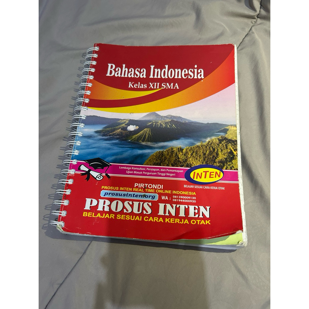 Preloved - Buku INTEN Bhs Indonesia UTBK