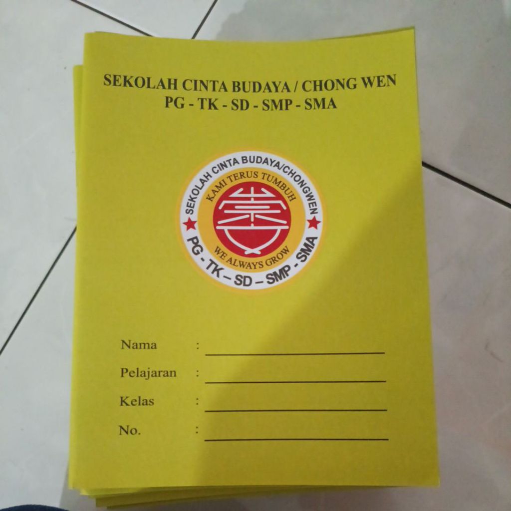 30 pcs buku tulis cinta budaya buku tulis garis lima cinta budaya