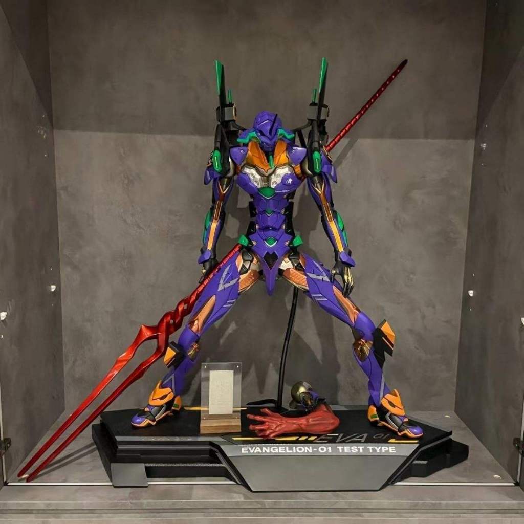 Figure Unit -01 EVA-01 Evangelion 28cm With Spear of Longinus - Blister & Box