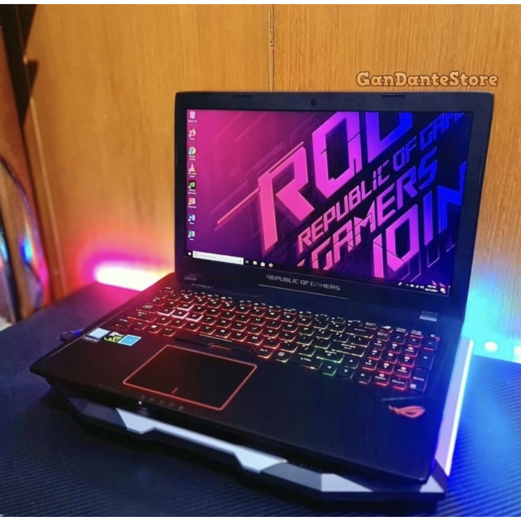 Asus ROG GL553VD STRIX Gaming Desain Rendering  i7 GTX 1050 12 GB Total Graphics Full Power FHD || N