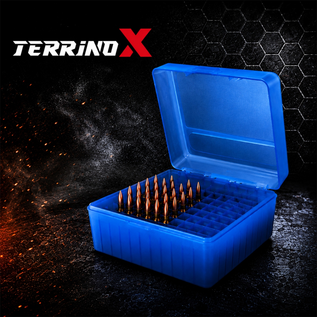 Terrinox Ammo Box wadah peluru 223 kotak munisi cal 223