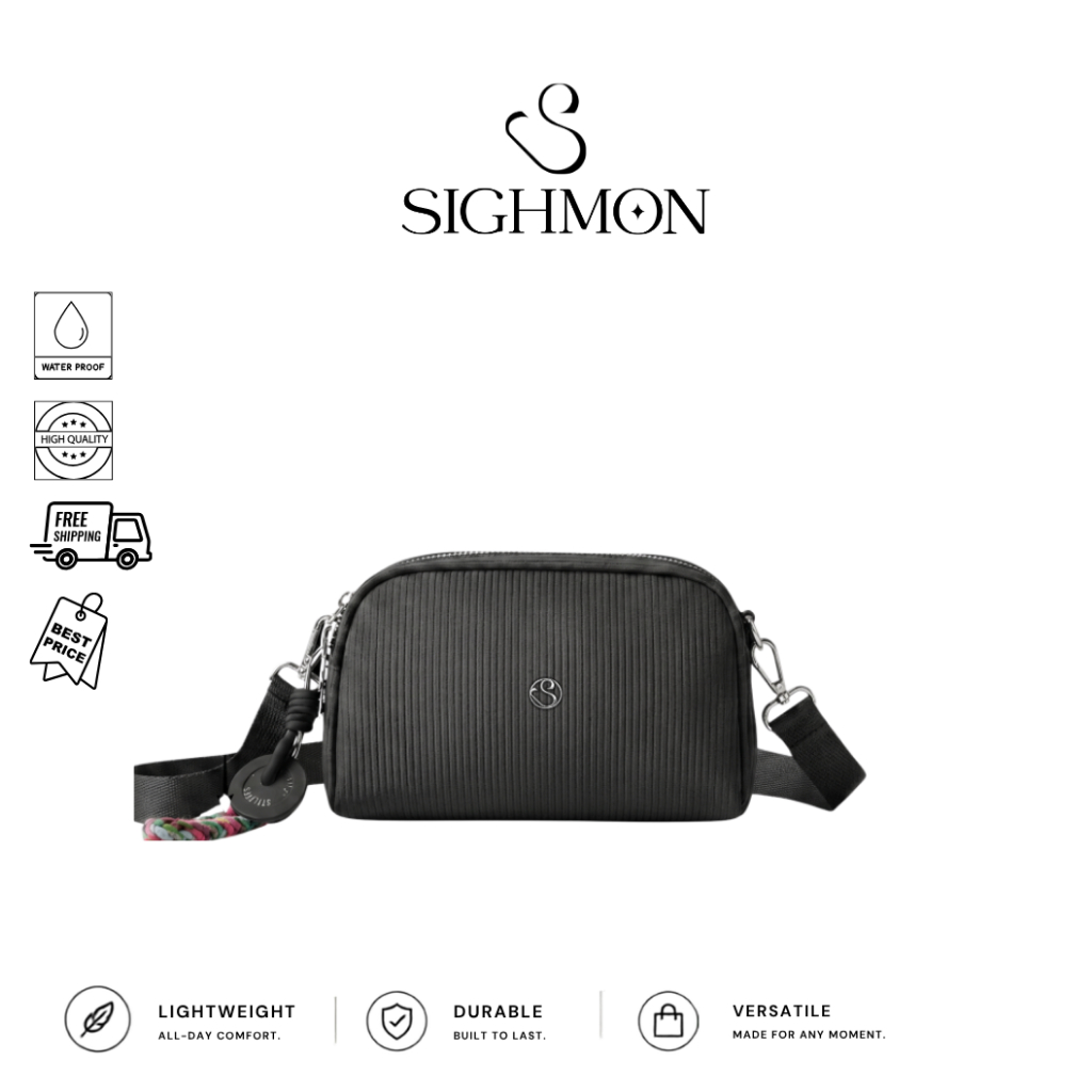 [AUDREY] SIGHMON - Tas Selempang Wanita Dompet FREE GANTUNGAN Crossbody Bag