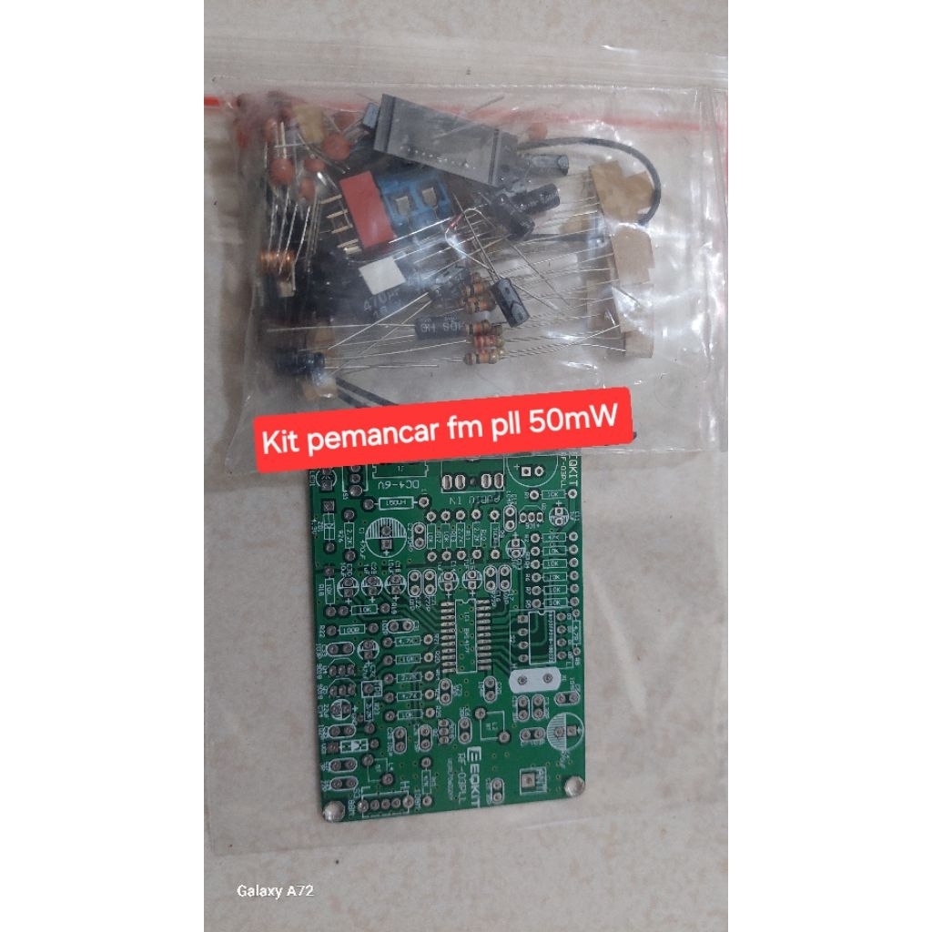kit pemancar fm PLL 50mW solder sendiri