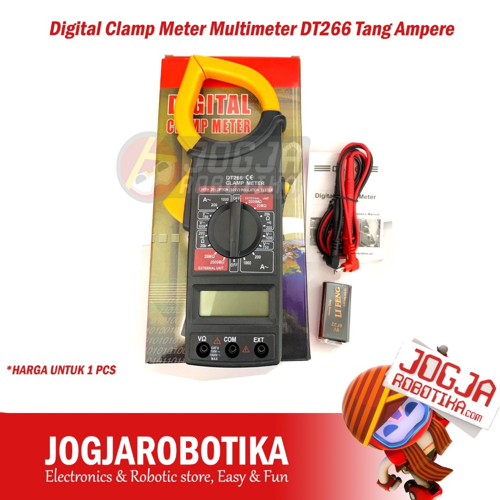 Digital Clamp Meter Multimeter DT266 Tang Ampere DT-266 DT 266