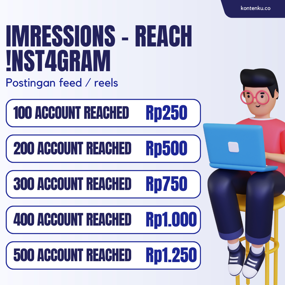 Instagram Impression Berkualitas Pengiriman Instant - Kontenku.co